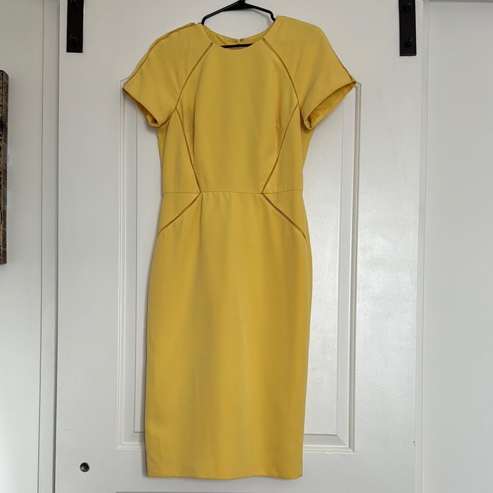 Elegant Yellow Maggy London Dress